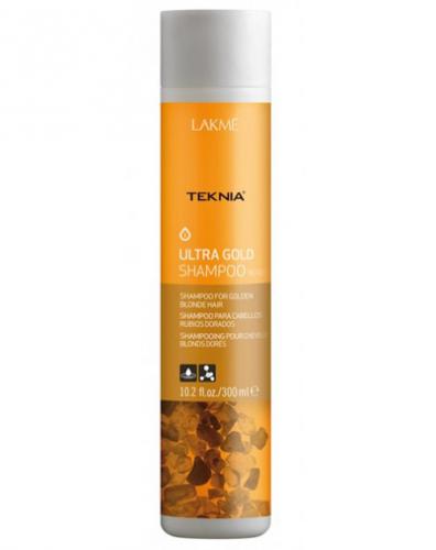 Лакме Ultra gold Шампунь для поддержания оттенка окрашенных волос &quot;Золотистый&quot; 300 мл (Lakme, Teknia, Ultra gold)