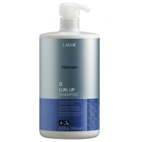 Лакме Шампунь увлажняющий для вьющихся волос и волос после химической завивки 1000 мл (Lakme, Teknia, Curl up)