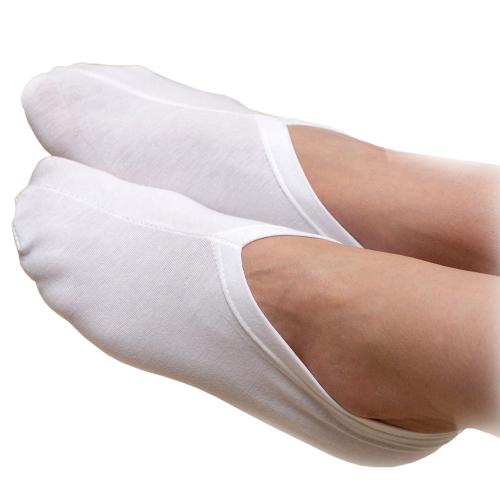 Носочки хлопчатобумажные для косметических процедур белые, 1 пара (DNC, Тело), фото-2