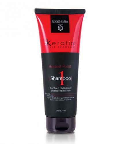 Шампунь «На пике красоты!» для тонких, мелированных, после химической завивки волос 250 мл (Keratin Hair Academy, Hottest Point)