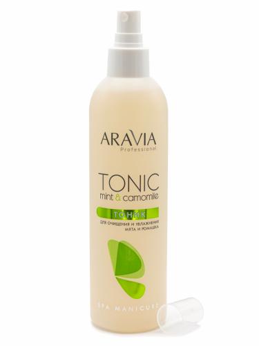 Аравия Профессионал Тоник для очищения и увлажнения кожи с мятой и ромашкой Tonic Mint &amp; Camomile, 300 мл (Aravia Professional, Aravia Professional, Парафинотерапия), фото-4