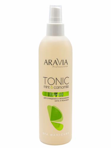 Аравия Профессионал Тоник для очищения и увлажнения кожи с мятой и ромашкой Tonic Mint &amp; Camomile, 300 мл (Aravia Professional, Aravia Professional, Парафинотерапия), фото-2