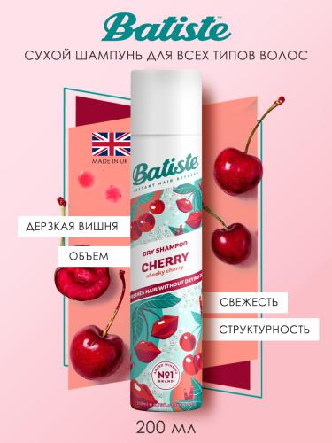Батист Сухой шампунь для волос Cherry с ароматом вишни, 200 мл (Batiste, Fragrance), фото-2