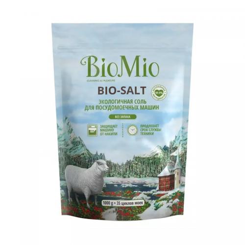 БиоМио Соль экологичная для посудомоечных машин, 2 х 1000 г (BioMio, Посуда), фото-3
