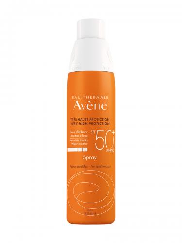 Авен Солнцезащитный спрей для чувствительной кожи SPF 50+, 200 мл (Avene, Suncare)