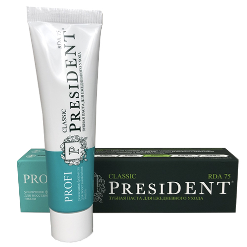 Президент Зубная паста для ежедневного ухода, 50 мл (President, Classic)