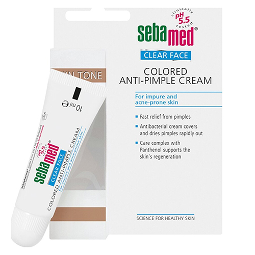 Себамед Крем тональный против несовершенств Colored Anti-Pimple Cream, 10 мл (Sebamed, Clear Face)