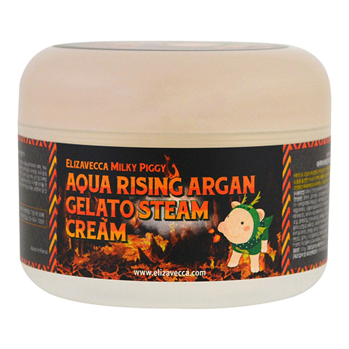 Елизавекка Крем паровой увлажняющий Aqua Rising Argan Gelato Steam Cream, 100 г (Elizavecca, Milky Piggy)