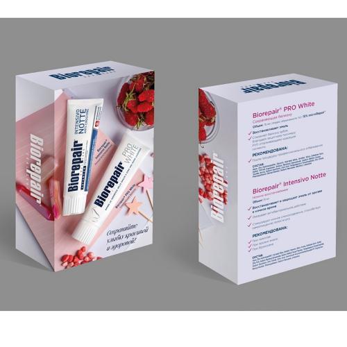Биорепейр Подарочный набор &quot;Biorepair Pro White + Night Repair&quot; (Biorepair, Ежедневная забота), фото-2