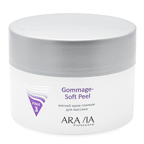 Аравия Профессионал Мягкий крем-гоммаж для массажа Gommage Soft Peel, 150 мл  (Aravia Professional, Aravia Professional, Уход за лицом)