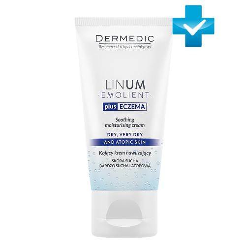 Дермедик Увлажняющий успокаивающий крем для лица, 50 г (Dermedic, Linum Emolient)