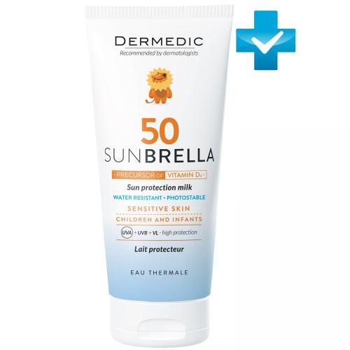 Дермедик Солнцезащитное молочко для детей SPF 50, 100 г (Dermedic, Sunbrella)