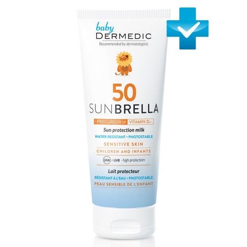 Дермедик Солнцезащитное молочко для детей SPF 50, 100 г (Dermedic, Sunbrella)