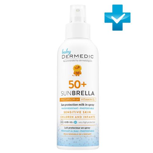 Дермедик Защитное молочко-спрей для детей SPF 50, 150 мл (Dermedic, Sunbrella)