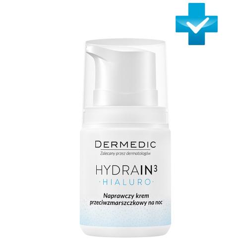 Дермедик Ночной восстанавливающий крем против морщин, 55 г (Dermedic, Hydrain3)