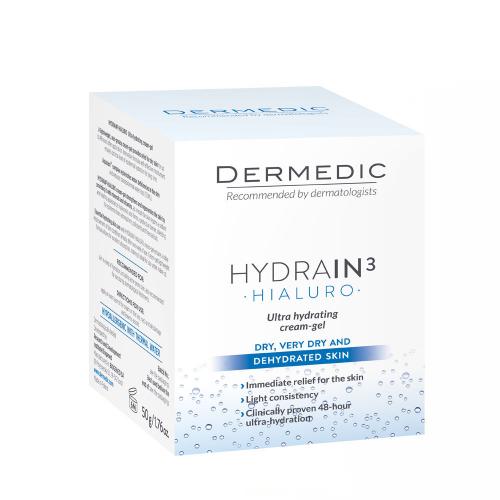 Дермедик Ультраувлажняющий крем-гель Гидреин Hialuro Ultra Hydrating Cream-gel, 50 г (Dermedic, Hydrain), фото-8