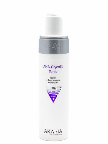 Аравия Профессионал Тоник с фруктовыми кислотами AHA Glycolic Tonic, 250 мл (Aravia Professional, Aravia Professional, Уход за лицом), фото-4