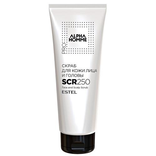 Эстель Скраб для кожи лица и головы PRO Face and Scalp Scrub, 250 мл (Estel Professional, Alpha homme, Уход)