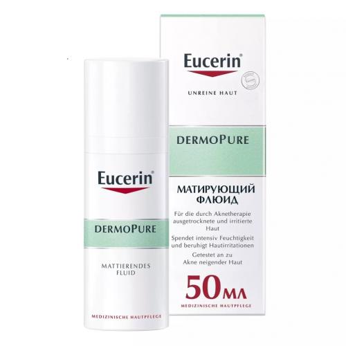 Эуцерин Увлажняющий матирующий флюид для проблемной кожи, 50 мл (Eucerin, DermoPure)
