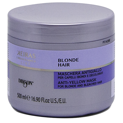 Диксон Маска против желтизны для светлых и осветленных волос Mask for blonde and bleached hair, 500 мл (Dikson, Keiras, Urban Barrier Line)