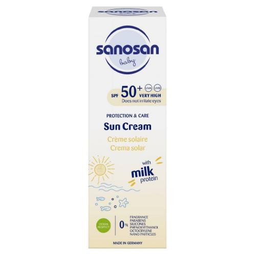 Саносан Детский солнцезащитный крем SPF50+ 0+, 75 мл (Sanosan, Защита от солнца), фото-2