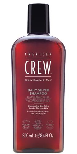 Американ Крю Ежедневный шампунь для седых волос, 250 мл (American Crew, Hair&Body)