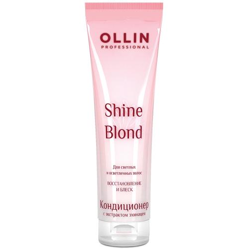 Оллин Набор для светлых и блондированных волос &quot;Shine Blond&quot; (шампунь, 300 мл + кондиционер, 250 мл + масло, 50 мл) (Ollin Professional, Уход за волосами, Shine Blond), фото-4
