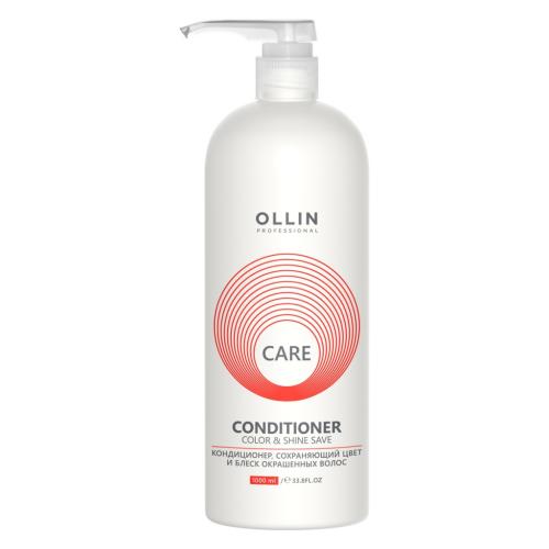 Оллин Кондиционер, сохраняющий цвет и блеск окрашенных волос, 1000 мл (Ollin Professional, Уход за волосами, Care)