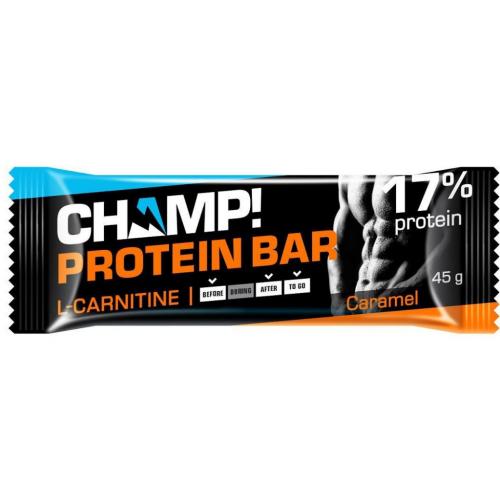 Батончик &quot;Champ&quot; протеиновый карамельный, 45 г (Champ)