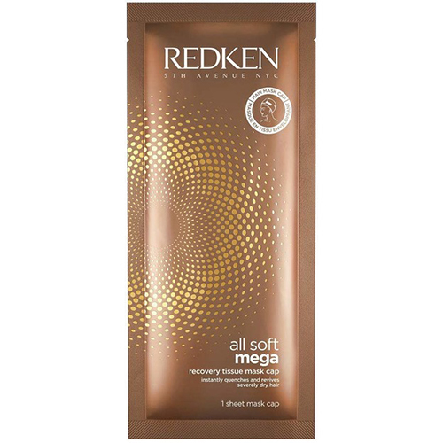 Редкен Олл Софт Мега Тканевая маска, 1шт (Redken, Уход за волосами, All Soft)