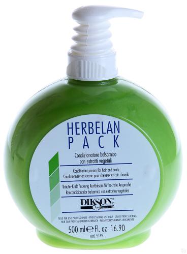 Диксон Herbelan Pack Растительный бальзам с ментолом, маслами ромашки и мальвы  500 мл (Dikson, Бальзамы, маски, сыворотки)
