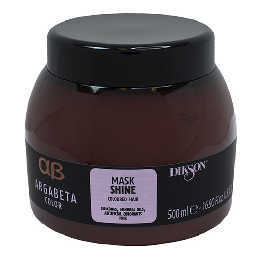 Диксон Маска для окрашенных волос с маслами черной смородины, виноградных косточек и сладкого миндаля, 500 мл (Dikson, Argabeta, Shine)