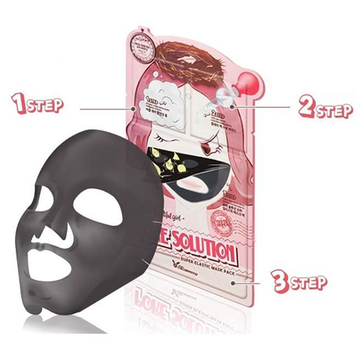 Елизавекка 3-шаговая маска для лица для проблемной кожи 3-step pore solution mask pack, 29 мл (Elizavecca, Mask Pack), фото-2
