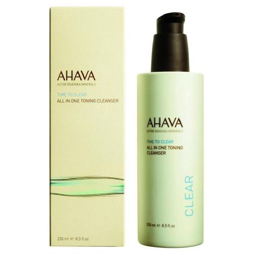 Ахава Тонизирующее очищающее средство &quot;Все в одном&quot; All-In-One Toning Cleanser, 250 мл (Ahava, Time to clear)