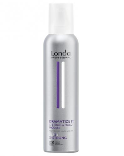 Лонда Профессионал Dramatize It Пена для укладки волос экстрасильной фиксации 250 мл (Londa Professional, Укладка и стайлинг, Объем)