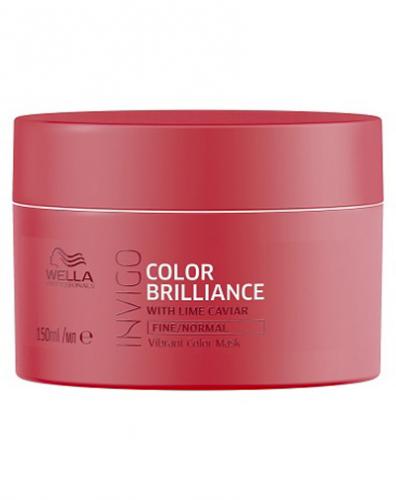 Велла Профессионал Маска-уход для защиты цвета окрашенных нормальных и тонких волос, 150 мл (Wella Professionals, Уход за волосами, Color Brilliance)