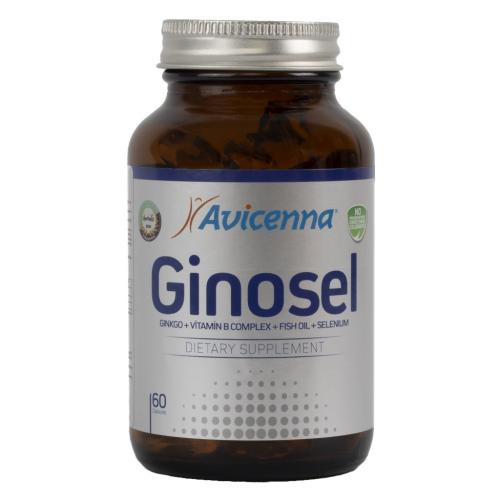 Авиценна Комплекс Ginosel для активности мозга, 60 капсул (Avicenna, Омега-3)