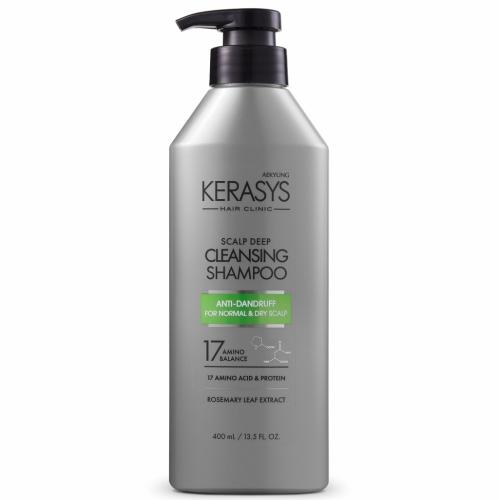 Керасис Шампунь против перхоти для нормальных и сухих волос Anti-Dandruff, 400 мл (Kerasys, Scalp Care, Deep Cleansing)