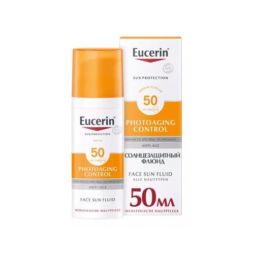 Эуцерин Солнцезащитный флюид для лица SPF 50, 50 мл (Eucerin, SUN Protection)