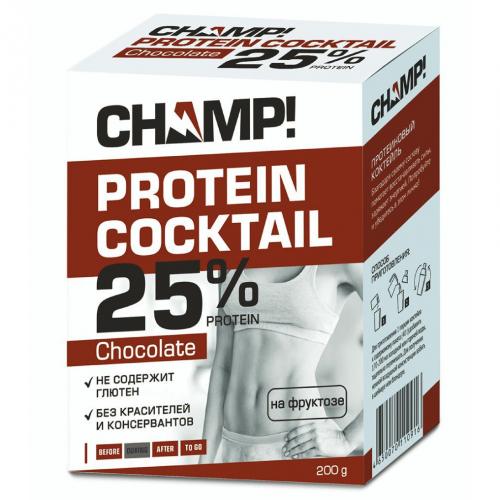 Коктейль &quot;Champ&quot; протеиновый шоколадный, 5 шт*40 г (Champ)