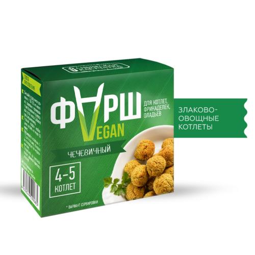 Сухая злаково-овощная смесь &quot;Vegan-фарш&quot;, чечевичная, 100 г (, )