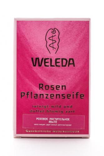 Веледа Розовое растительное мыло 100 гр (Weleda, Розовая линия), фото-3