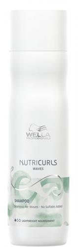 Велла Профессионал Бессульфатный шампунь для вьющихся волос Shampoo for Waves - No Sulfates Added, 250 мл (Wella Professionals, Уход за волосами, Nutricurls)