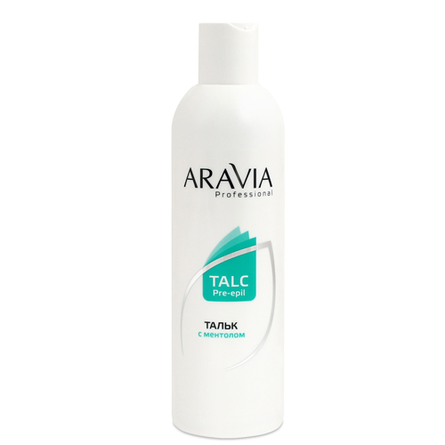 Аравия Профессионал Тальк с ментолом Talc Pre-epil, 300 г (Aravia Professional, Aravia Professional, Средства до и после депиляции)