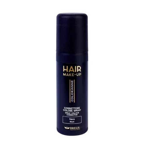 Брелил Профессионал Спрей-макияж для волос, черный, 75 мл (Brelil Professional, Окрашивание, Colorianne)