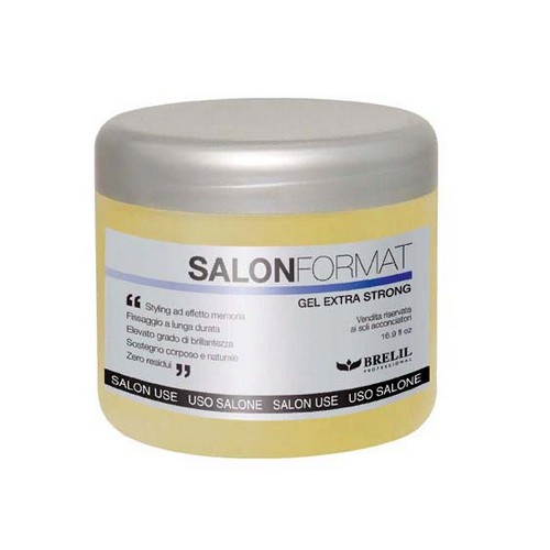 Брелил Профессионал Гель для волос экстрасильной фиксации Gel Extra Strong, 500 мл (Brelil Professional, SalonFormat)
