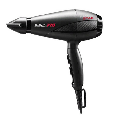 Бэбилисс Профессиональный фен Black star BAB6200E, 2000W + брашинг (Babyliss, Фены)