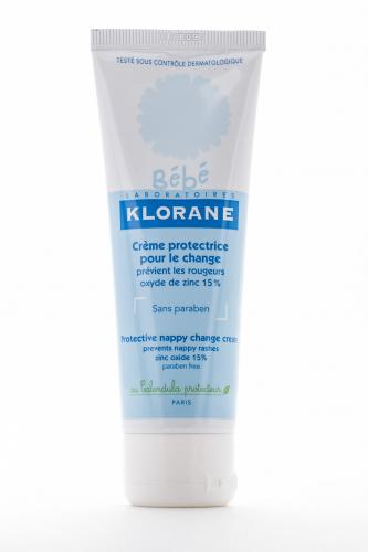 Клоран Крем защитный для смены подгузников 75 г (Klorane, Klorane Bebe), фото-3