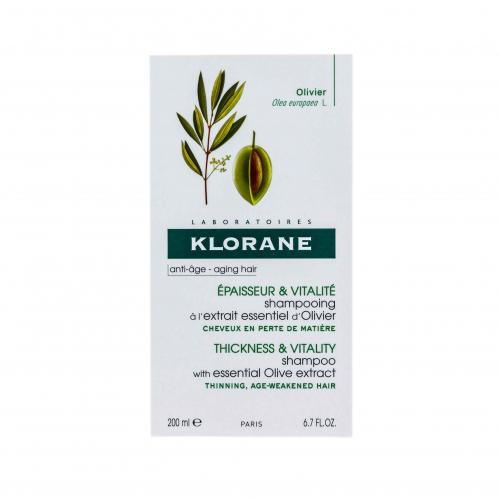 Клоран Шампунь с экстрактом Оливы, 200 мл (Klorane, Aging Hair), фото-2