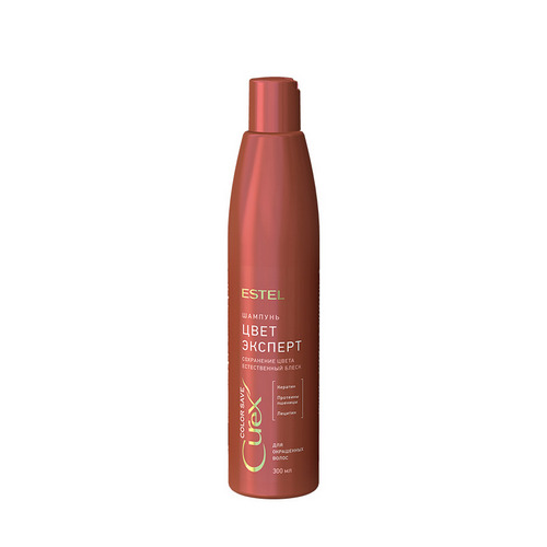Эстель Шампунь поддержание цвета для окрашенных волос 300 мл (Estel Professional, Curex, Color Save)